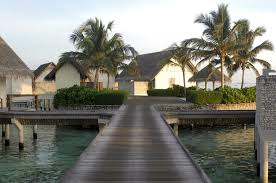 Thatched-roof villa Maldives